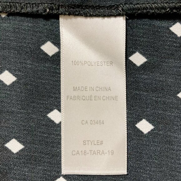 RICKI'S Plus-size black white diamond print tank top ~ Goth 2X XXL 3X XXXL shirt - Picture 11 of 13